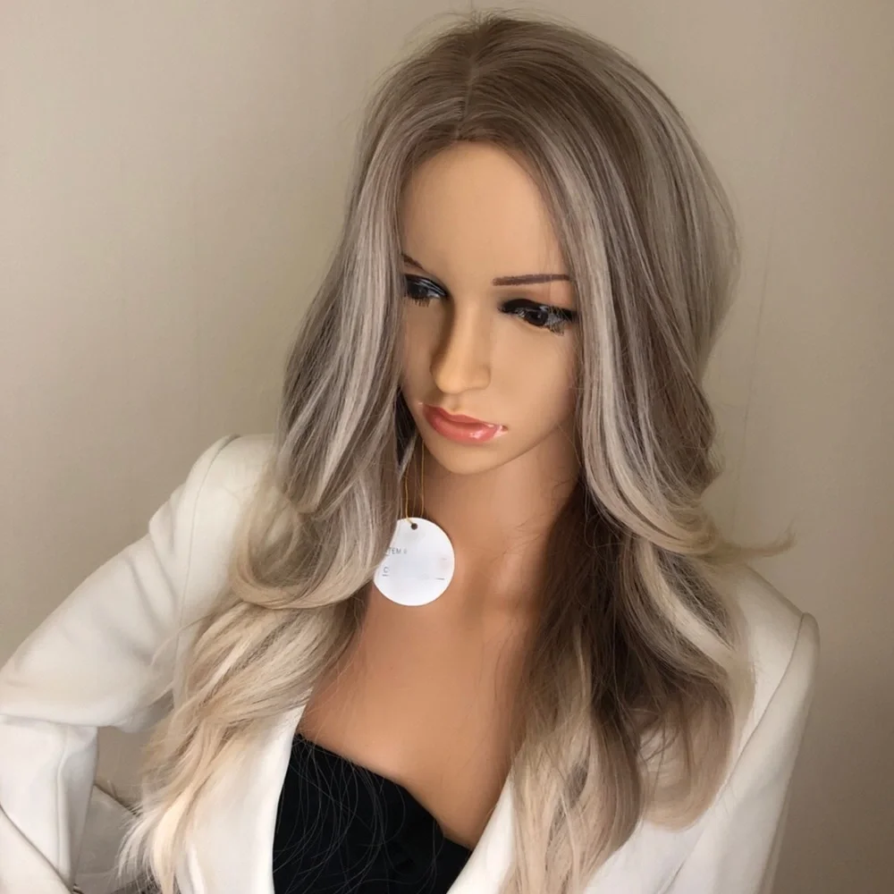 Blonde Long Wavy Fashion Wig - Neutral Blonde